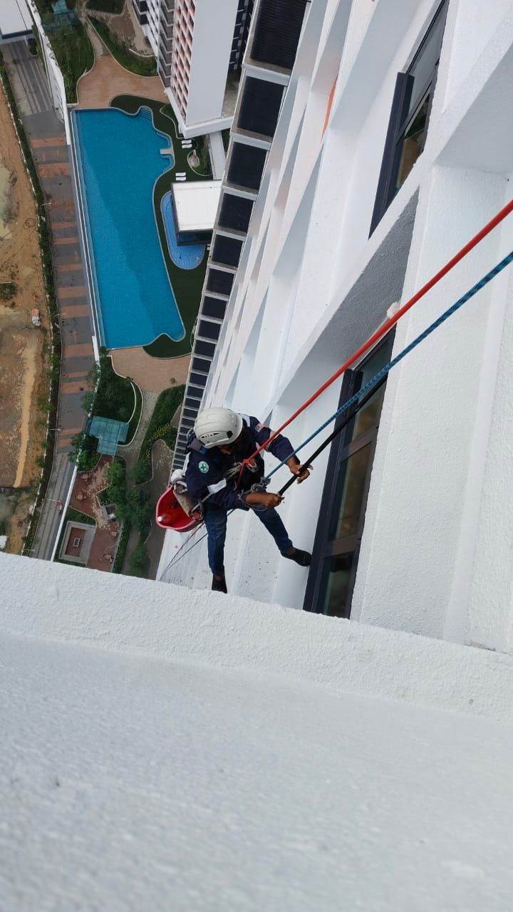 Building facade work 11